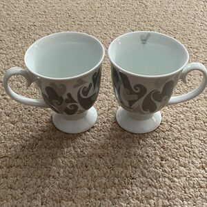 Mary Kay pedestal love Aimer vintage collector mugs